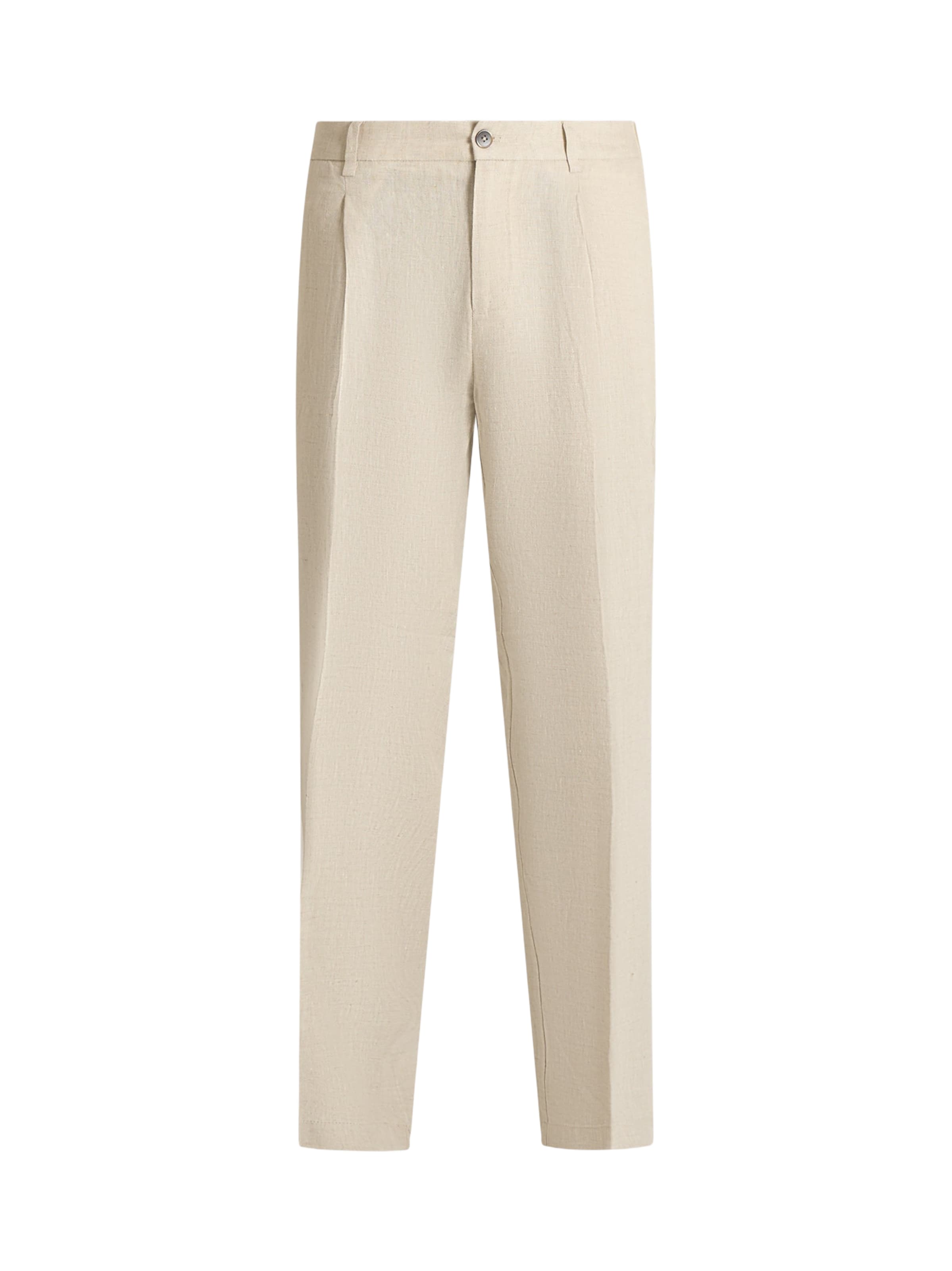 Regular Pantalon à pince SSEINSE en beige : devant