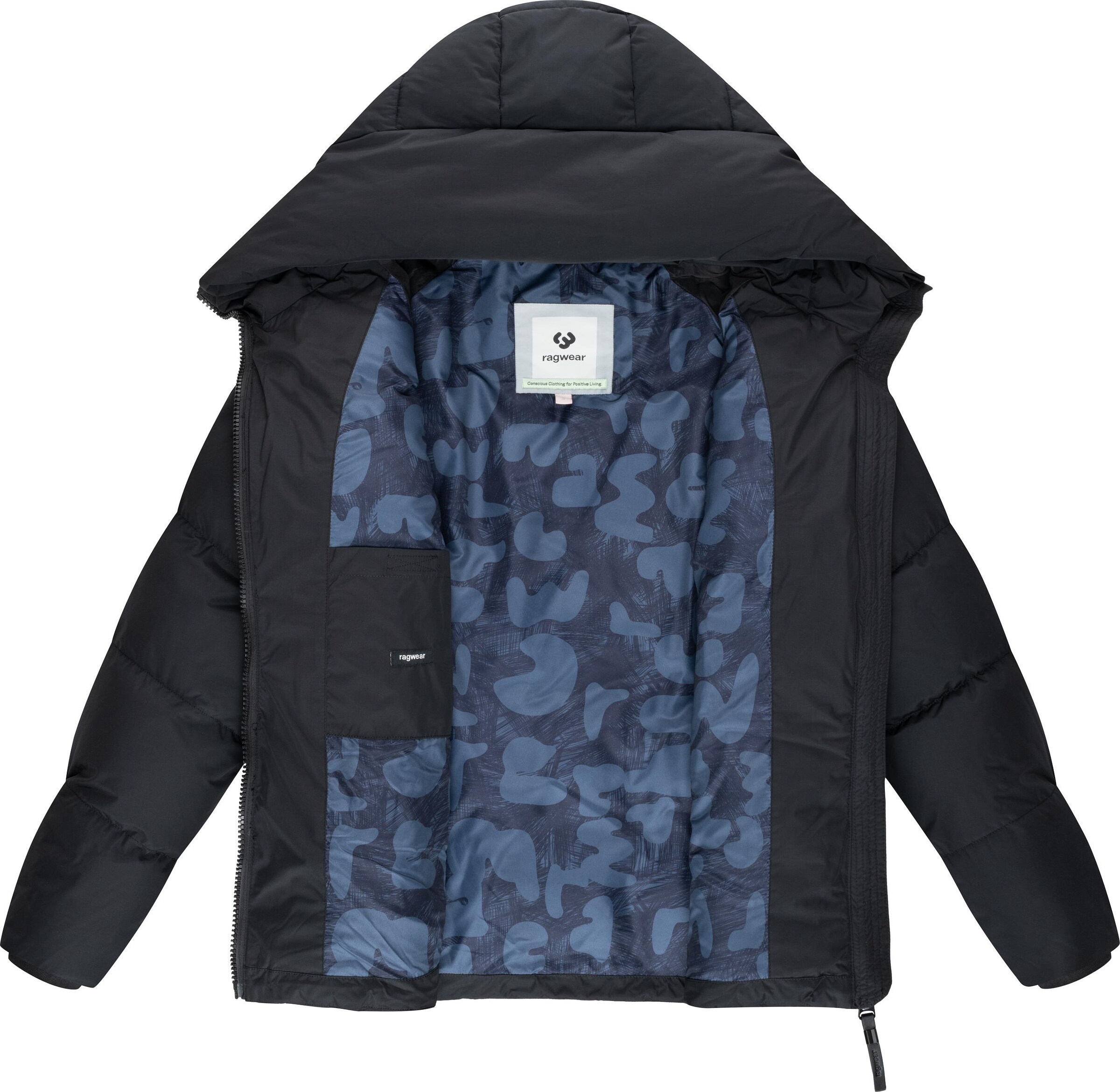 Ragwear Funktionsjacke 'Cessi' in Schwarz