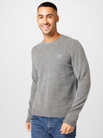 WOOD WOOD Pullover 'Kevin' i grå: forside