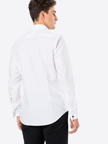 Coupe slim Chemise business SEIDENSTICKER en blanc