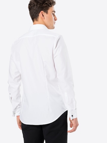 SEIDENSTICKER Slim fit Zakelijk overhemd in Wit