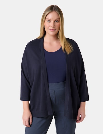 Cardigan SAMOON en bleu : devant