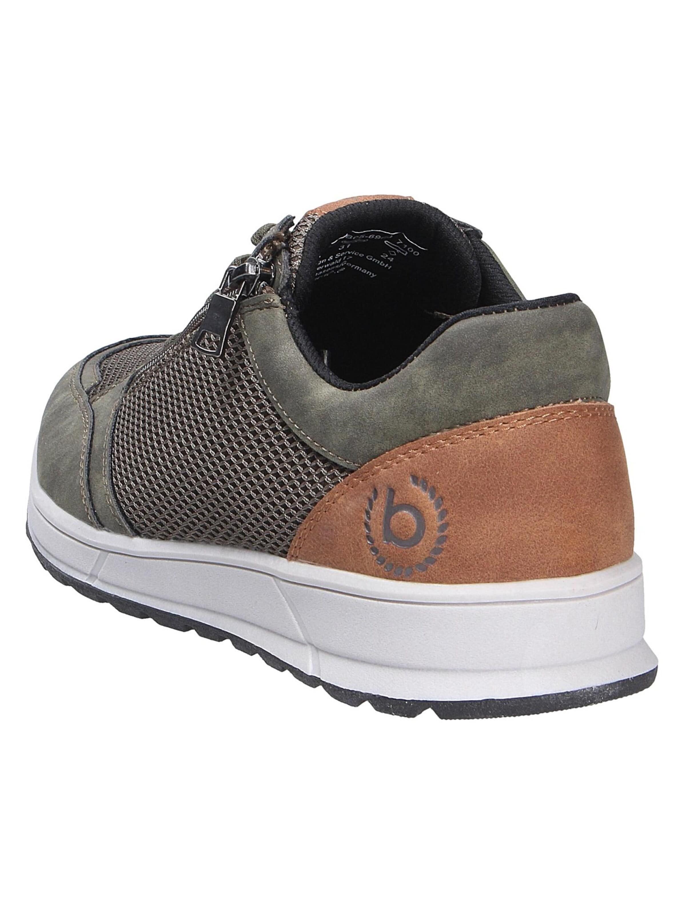 Baskets basses bugatti en vert