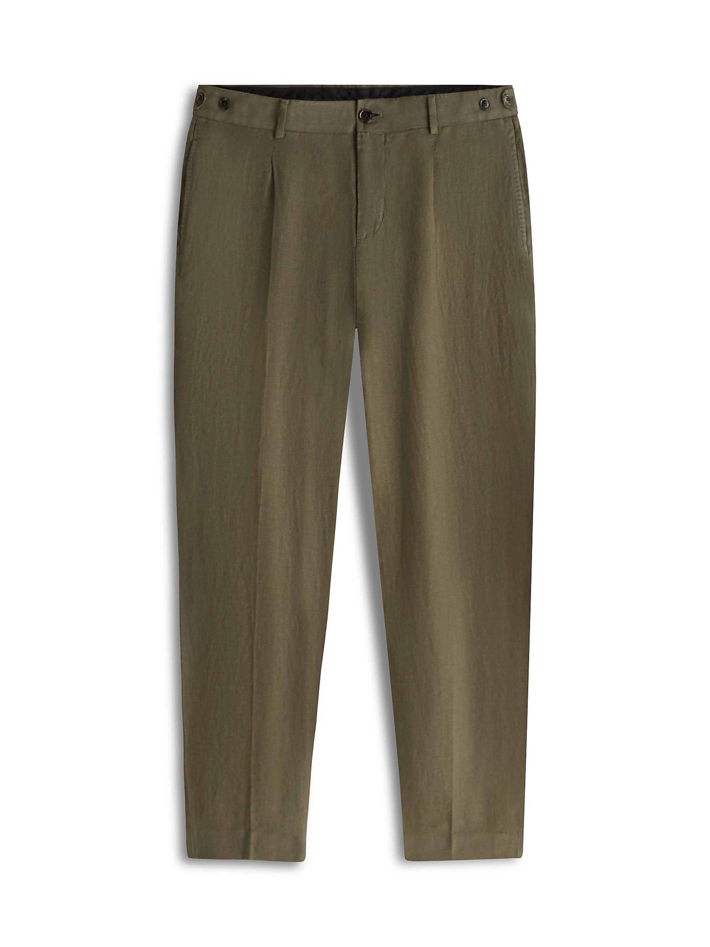 TOMMY HILFIGER Trousers with creases in Khaki, Item view