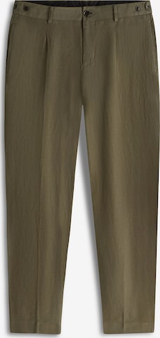 TOMMY HILFIGER Trousers with creases in Green: front