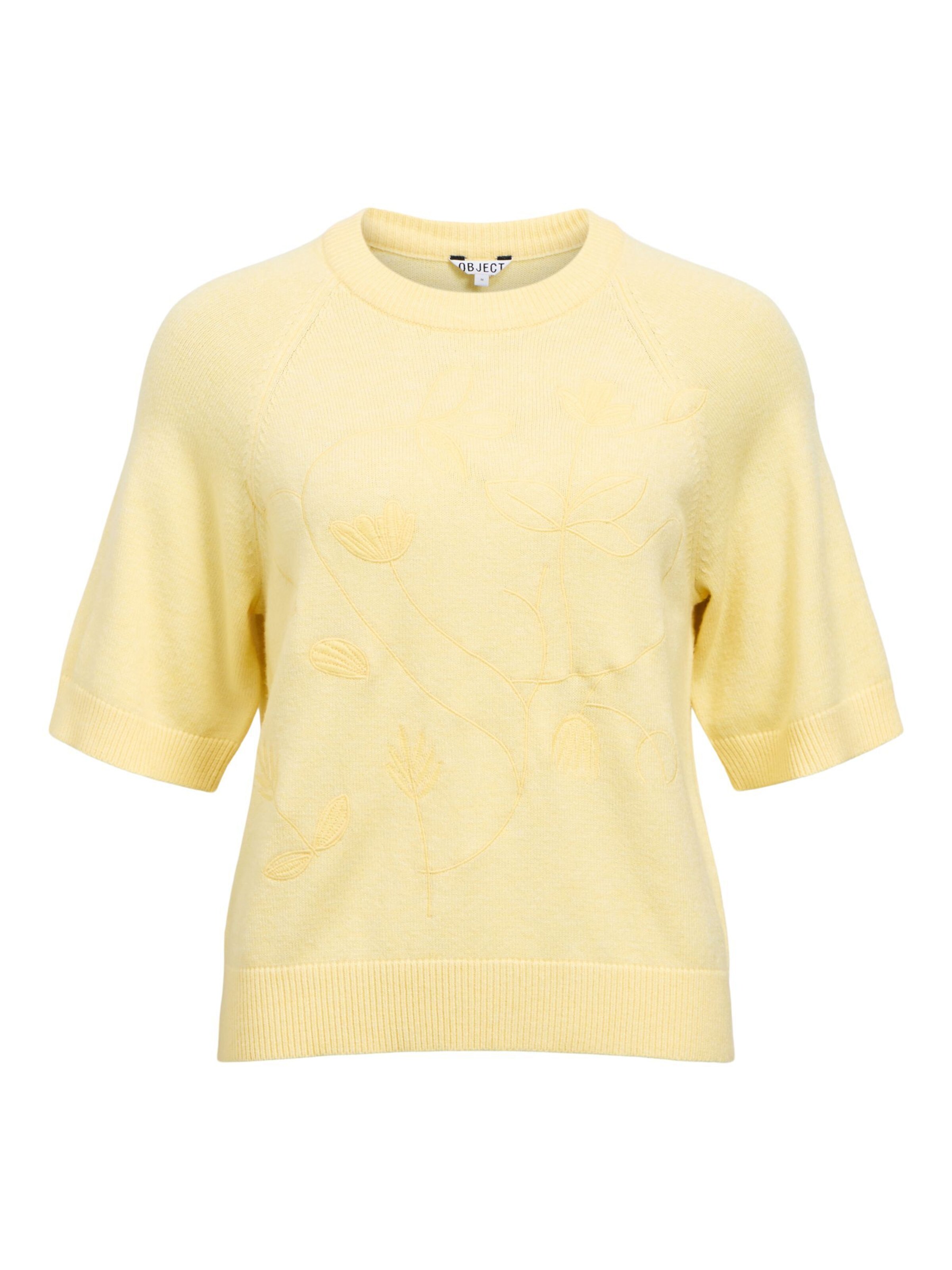 OBJECT Pullover 'OBJLaney' i gul: forside