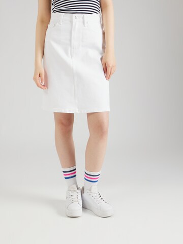 Jupe TOMMY HILFIGER en blanc : devant