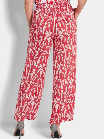 Goldner Loosefit Broek in Rood