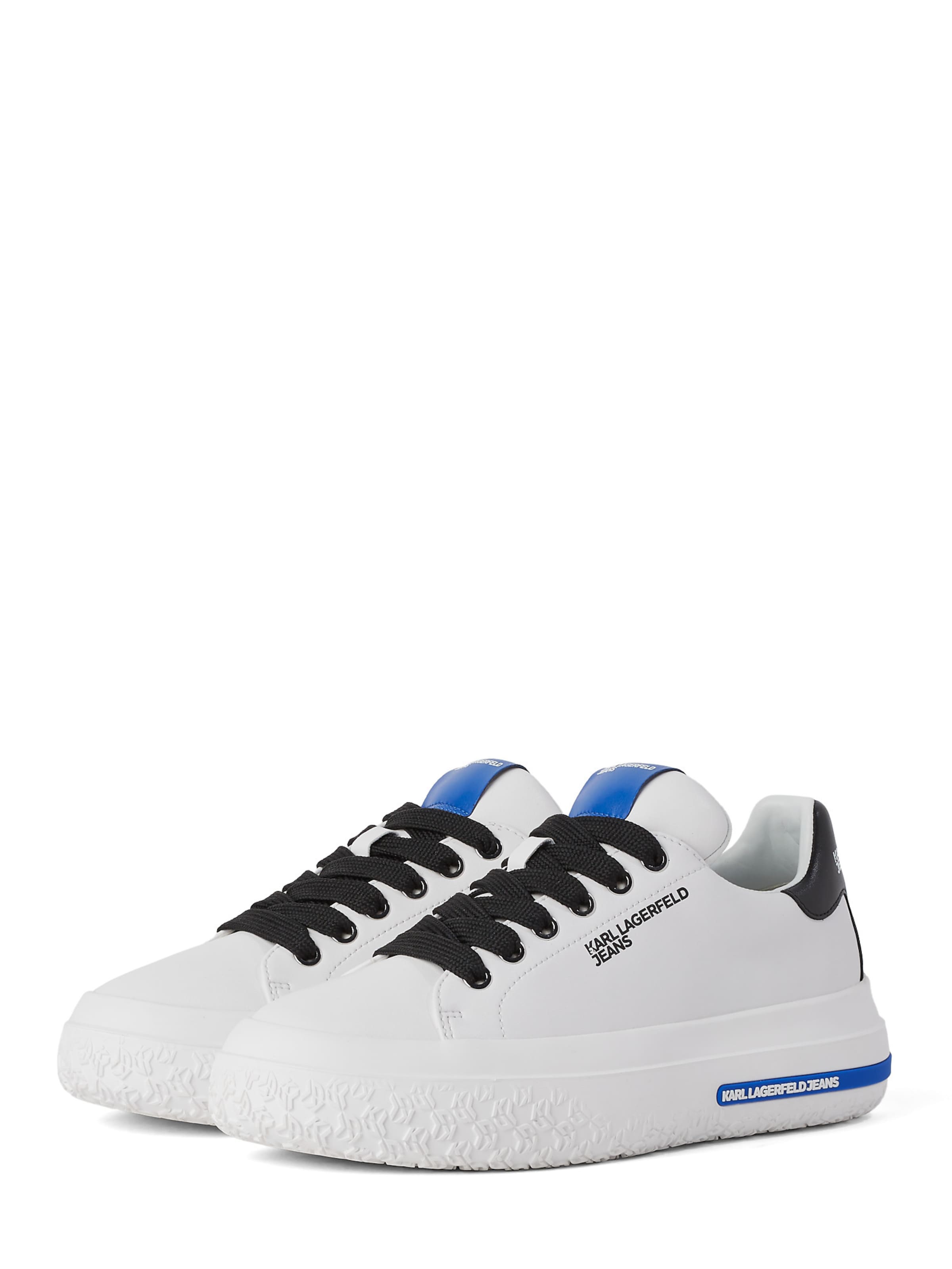 Sneaker low de la KARL LAGERFELD JEANS pe alb: față