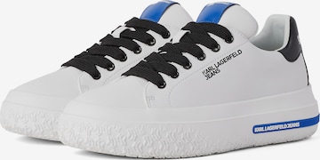 KARL LAGERFELD JEANSNiske tenisice - bijela boja: prednji dio