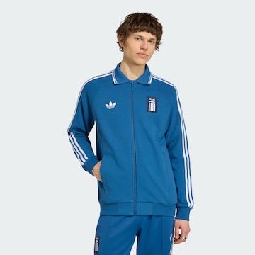 Veste de survêtement 'Griechenland Anthem' ADIDAS PERFORMANCE en bleu : devant