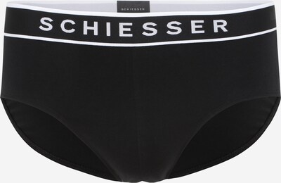 Slip SCHIESSER pe negru / alb, Vizualizare produs