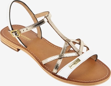 Les Tropéziennes - Sandalias en bronce: frente