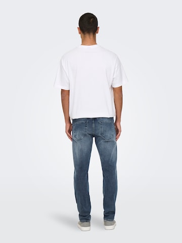 Only & Sons Regularen Kavbojke 'ONSWeft' | modra barva