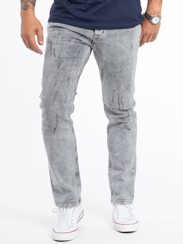 Rock Creek Regular Jeans in Grey: front