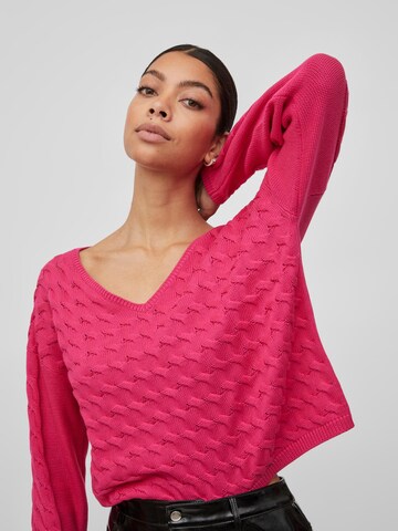 VILA Sweter 'Chao' w kolorze różowy