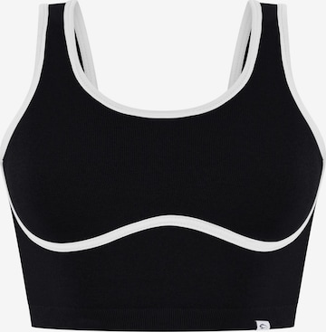 Haut de sport Smilodox en noir : devant