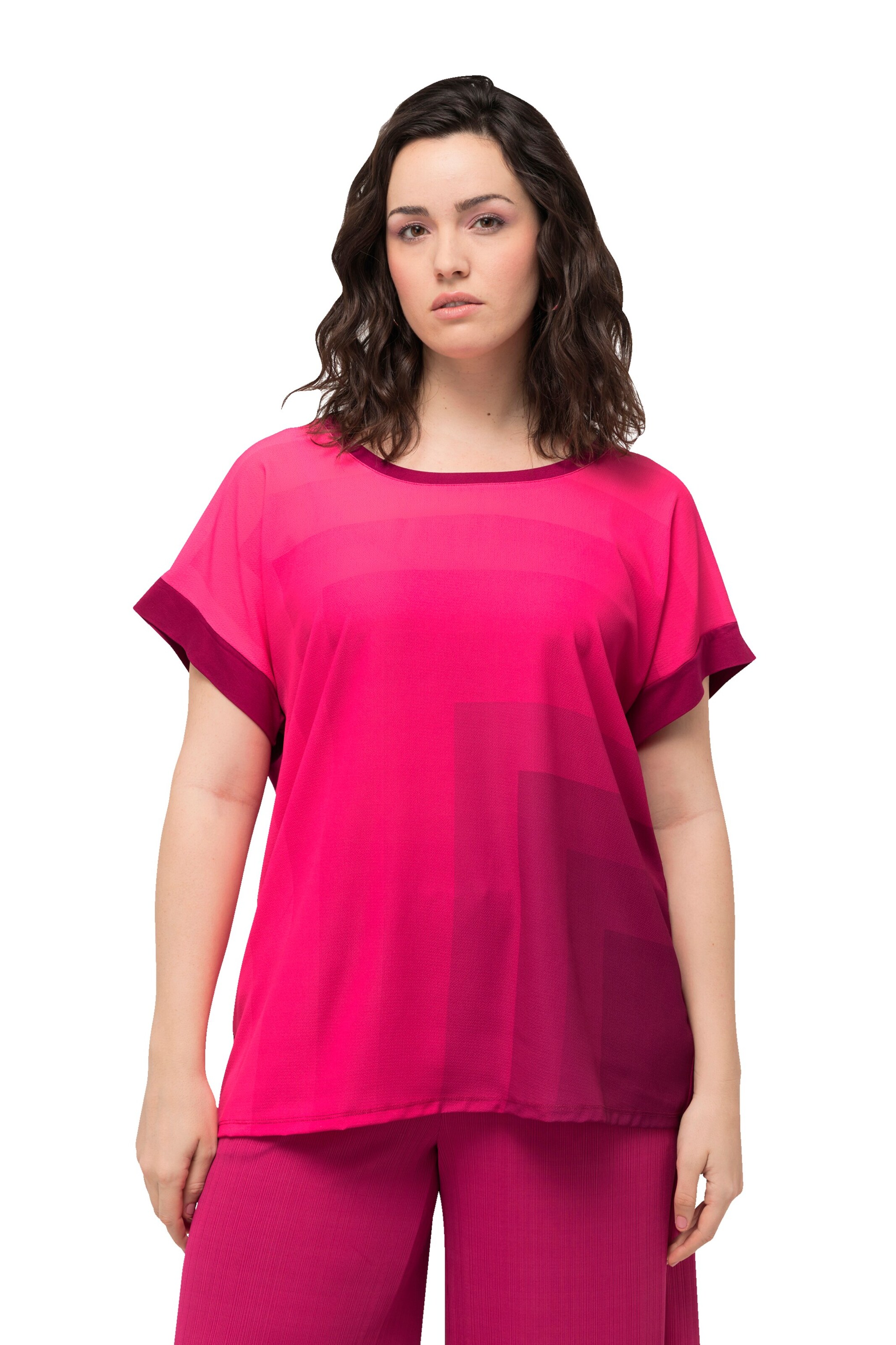 Ulla Popken Shirt in Pink: front