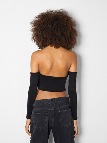 Bershka Shirt in Black