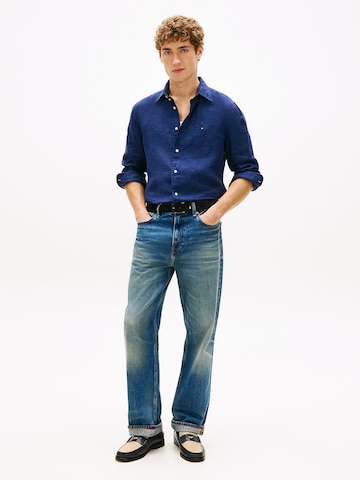 TOMMY HILFIGER Regular Fit Hemd in Blau