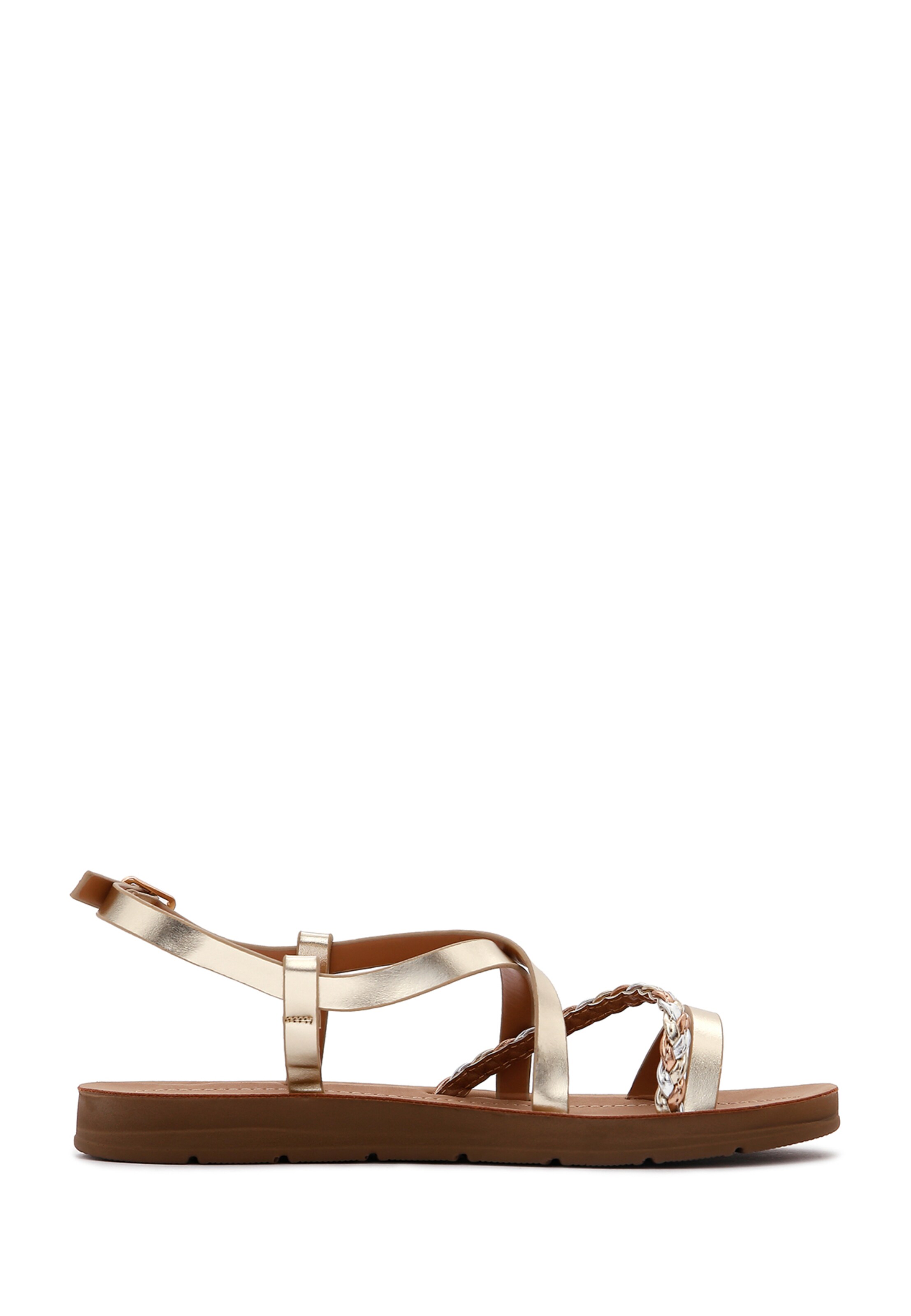 Sandalo con cinturino di Derimod in oro