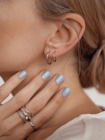 Boucles d'oreilles 'Grace Duo' Hey Happiness en argent