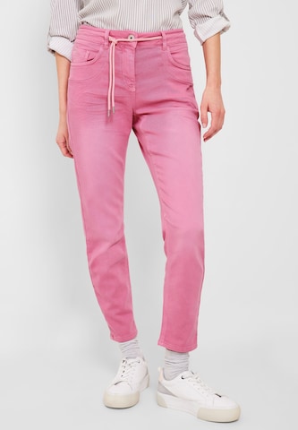 CECIL Regular Jeans in Pink: predná strana