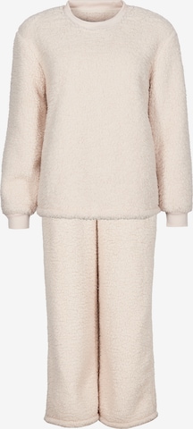 Loungeable Hausanzug in Beige: Vorderseite