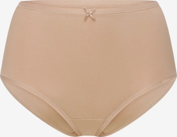 cfab (formerly creamy fabrics) Slip 'High Waist Cotton' in Beige: voorkant
