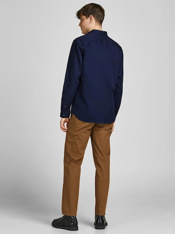 JACK & JONES Slim Fit Skjorte '12201905' i blå