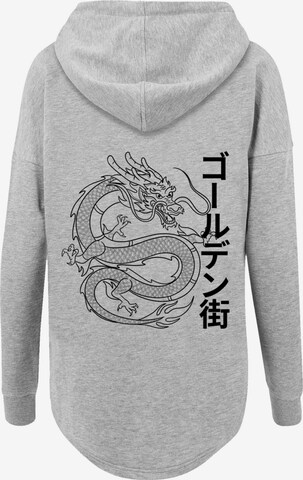 F4NT4STIC Sweatshirt 'Drache Golden Gai' in Grijs