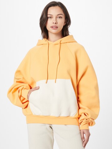 Smiles Sweatshirt 'Mailo' in Oranje: voorkant