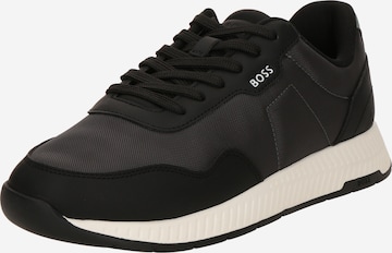 Baskets basses 'Titanium' BOSS en gris : devant