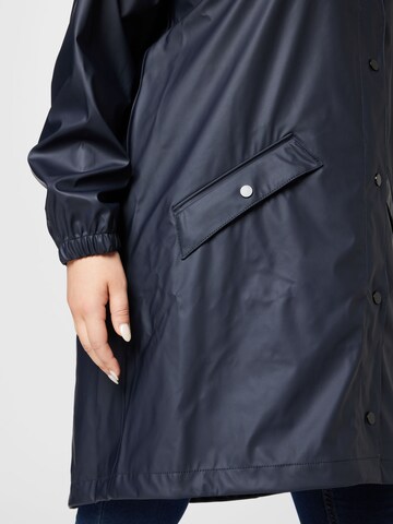 Zizzi Raincoat 'Rainy' in Blue