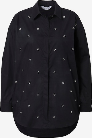 Studio Untold Blouse in Zwart: voorkant