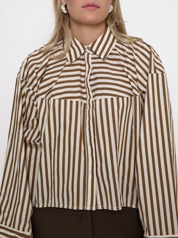 Peppercorn Shirt 'Sadie' in Brown