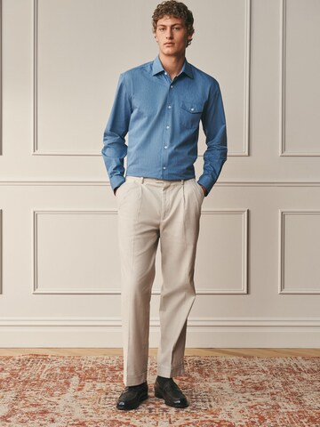 Next - Ajuste regular Camisa 'Archive' en azul
