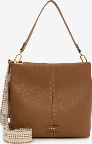 Suri Frey Skuldertaske 'Gray' i brun: forside