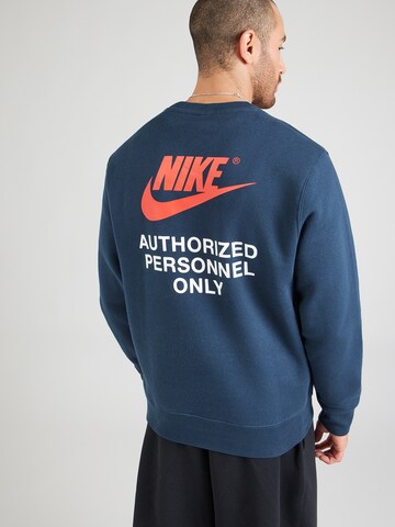 Nike Sportswear Sweatshirt 'CLUB' i blå