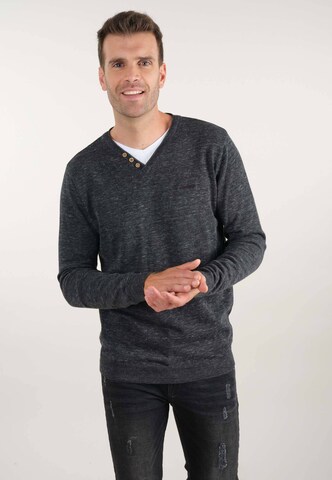Pull-over 'Single' Deeluxe en gris : devant