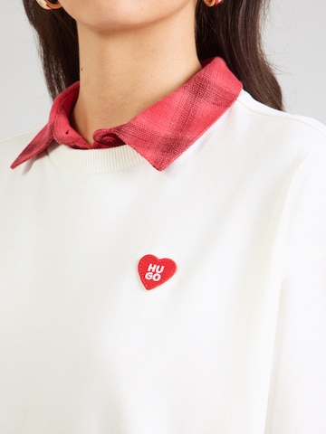HUGO Sweatshirt 'Deroxina_7' in White