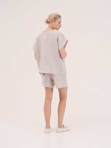 AmourLinen Pyjama 'Cloud Nine' in Beige