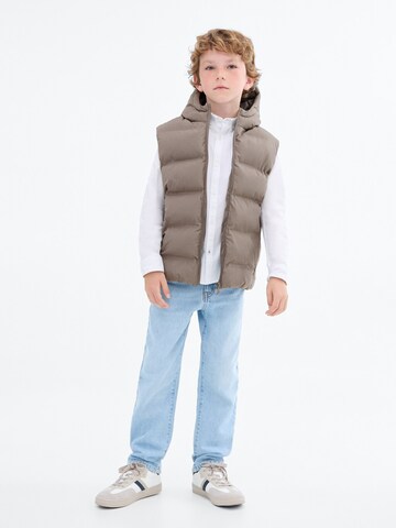 Vestă de la MANGO KIDS pe maro