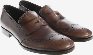 PRADA Halbschuhe 42,5 in Braun: Vorderseite