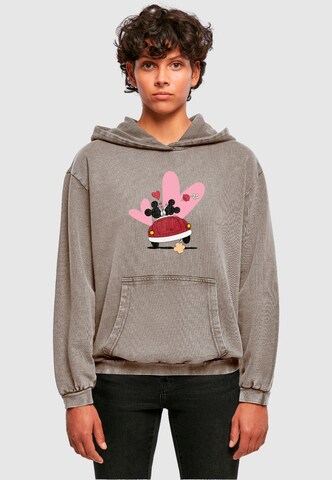 ABSOLUTE CULT Sweatshirt 'Mickey Mouse - Car' in Grey: front