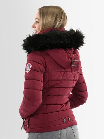 NAVAHOO Winter Jacket 'Chloe' in Red