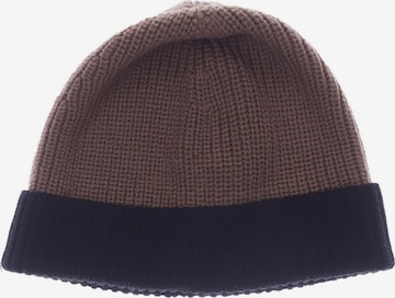 Windsor Hat & Cap in One size in Brown: front