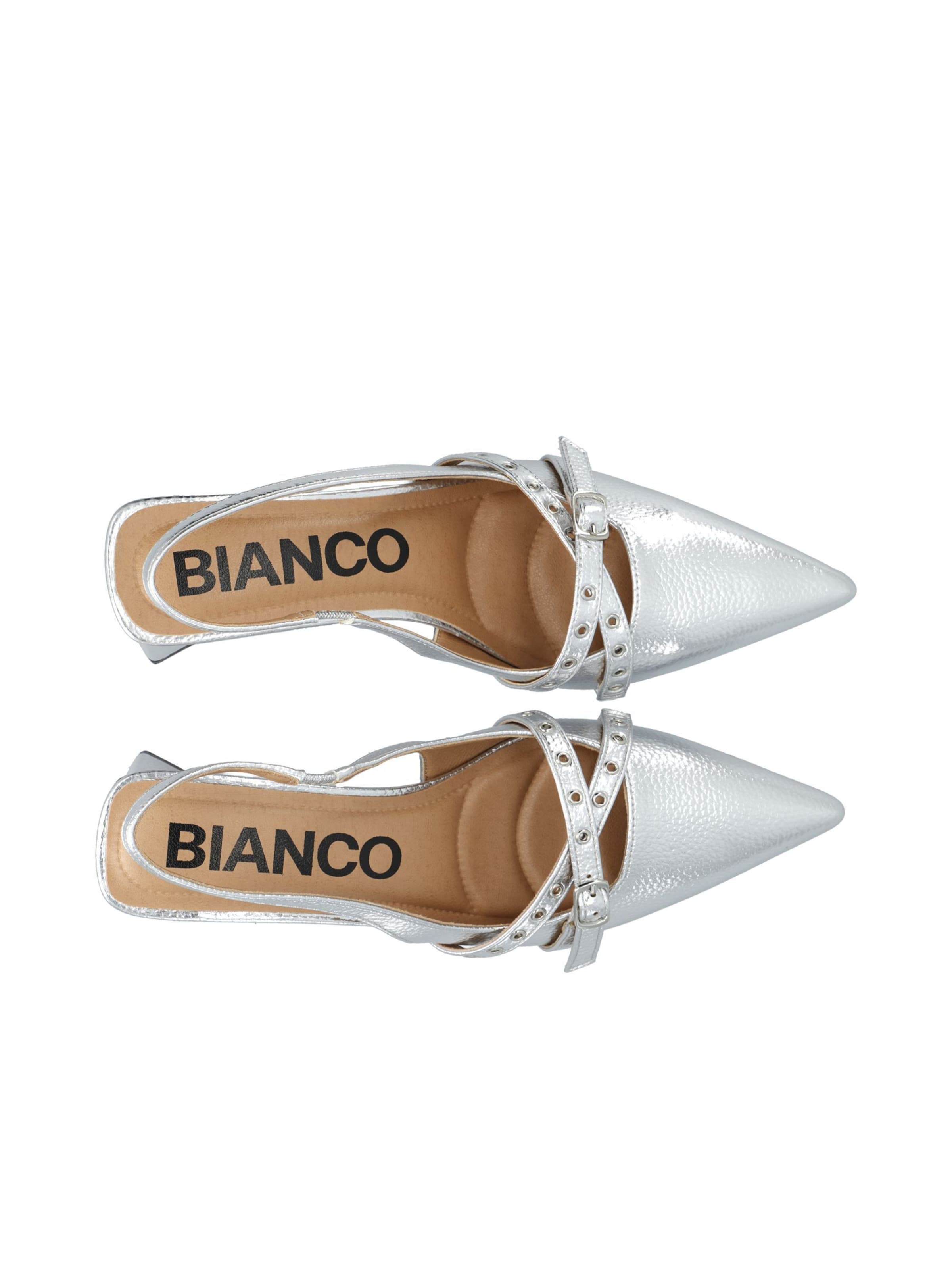Bianco Slingback pumps 'Maralyn' in Silver