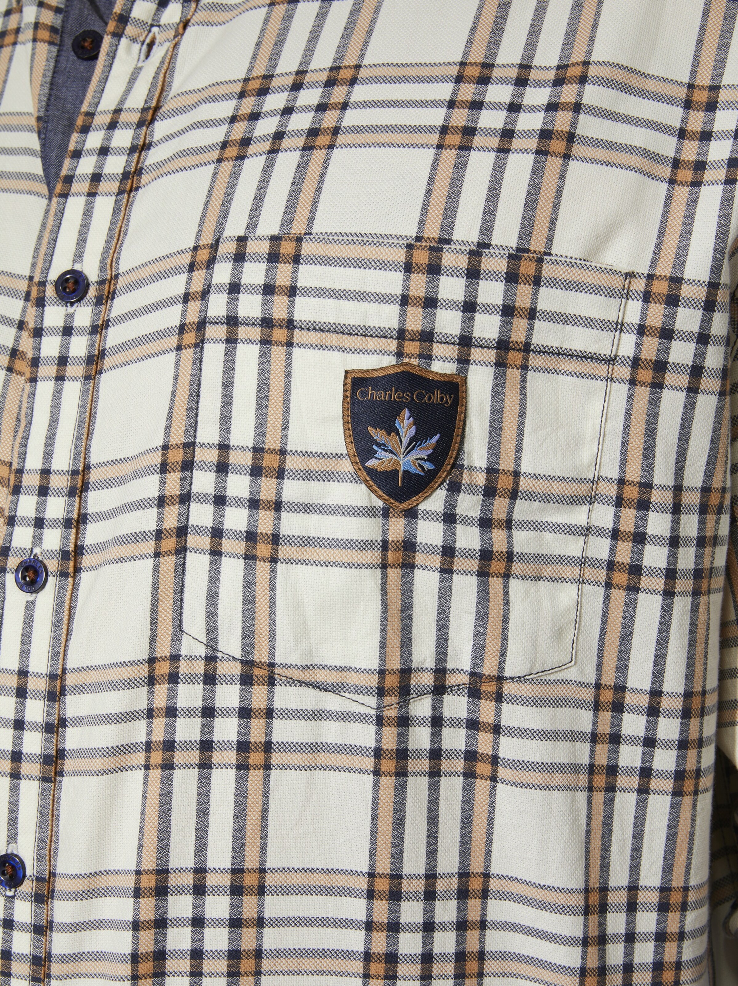 Charles Colby Comfort Fit Hemd 'Duke Lysandric' in Weiß