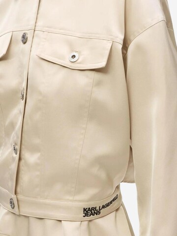 KARL LAGERFELD JEANS - Chaqueta de invierno 'KLJ Satin B2W14031' en beige